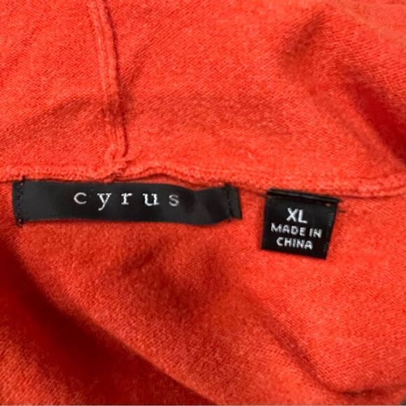 👠Cyrus bright orange duster with pockets and hood XL - Picture 6 of 7